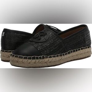 Sam & Libby Celeste Espadrilles Black Size 6.5 Brand New